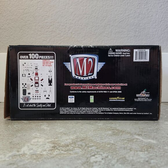 M2 Machines 1965 Ford Mustang GT 2+2 Fastback White Ltd Ed 5000 Pieces - Picture 10 of 10